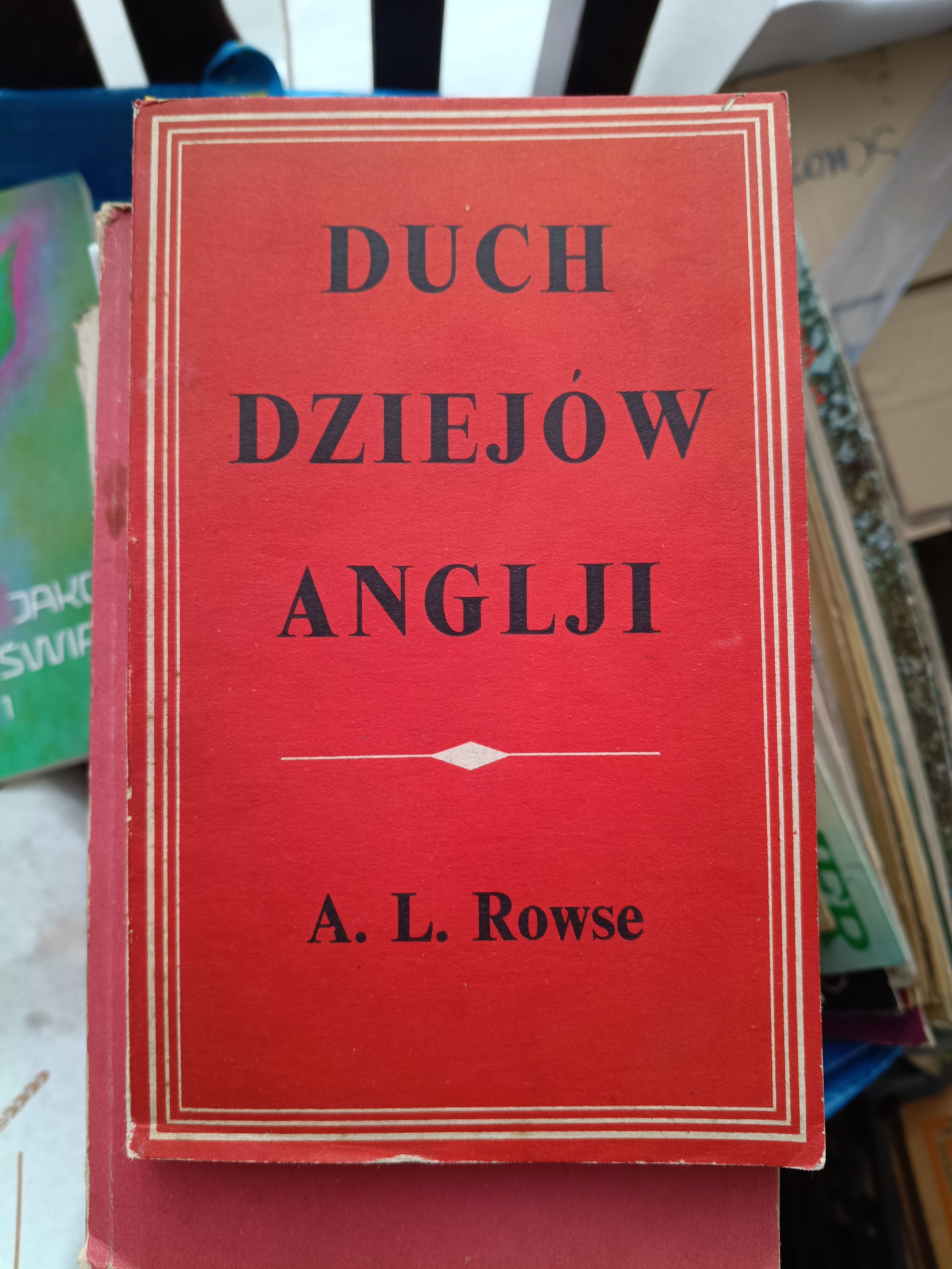 Duch dziejów Anglji