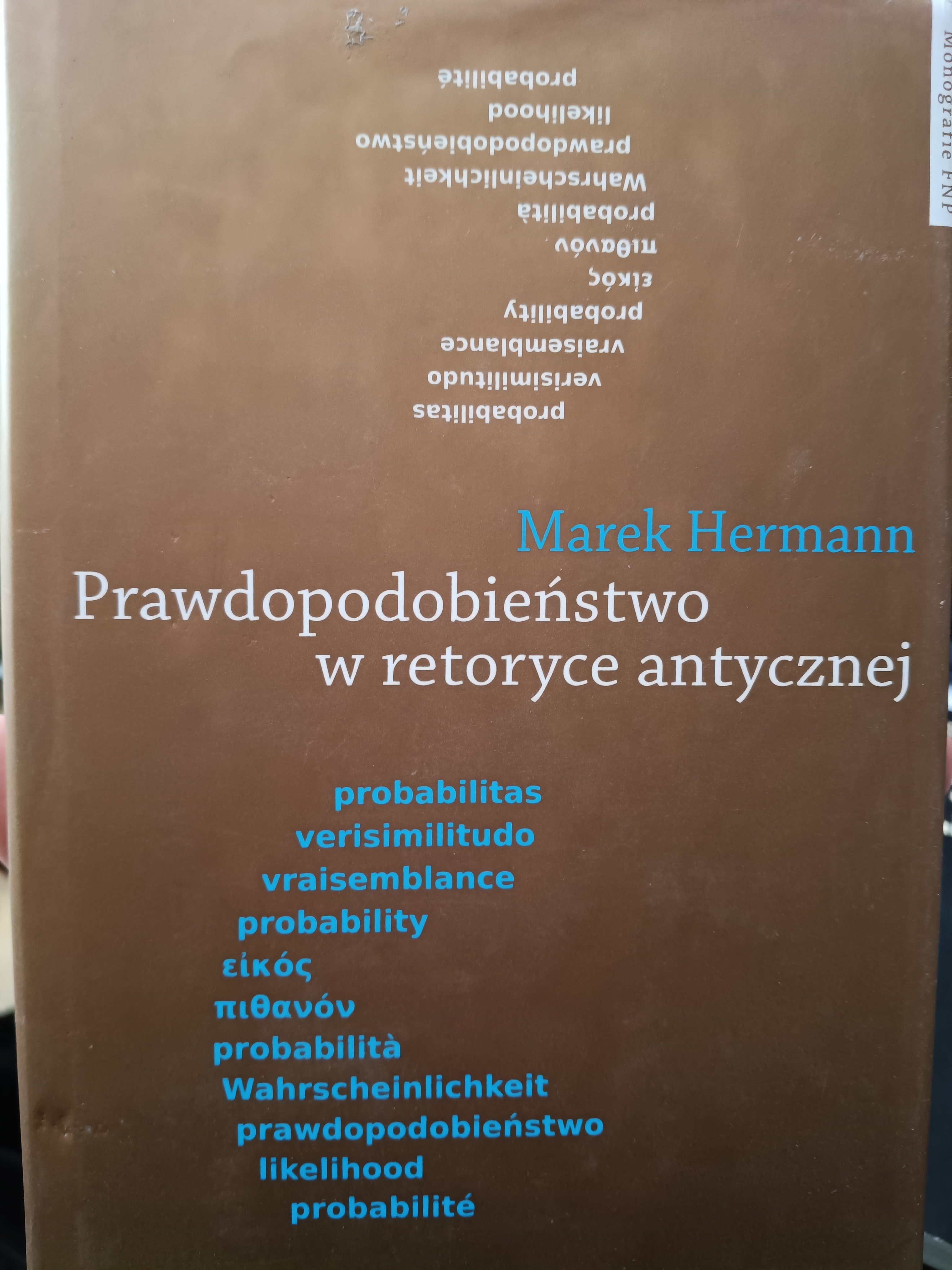 Prawdopodobieństwo w retoryce antycznej